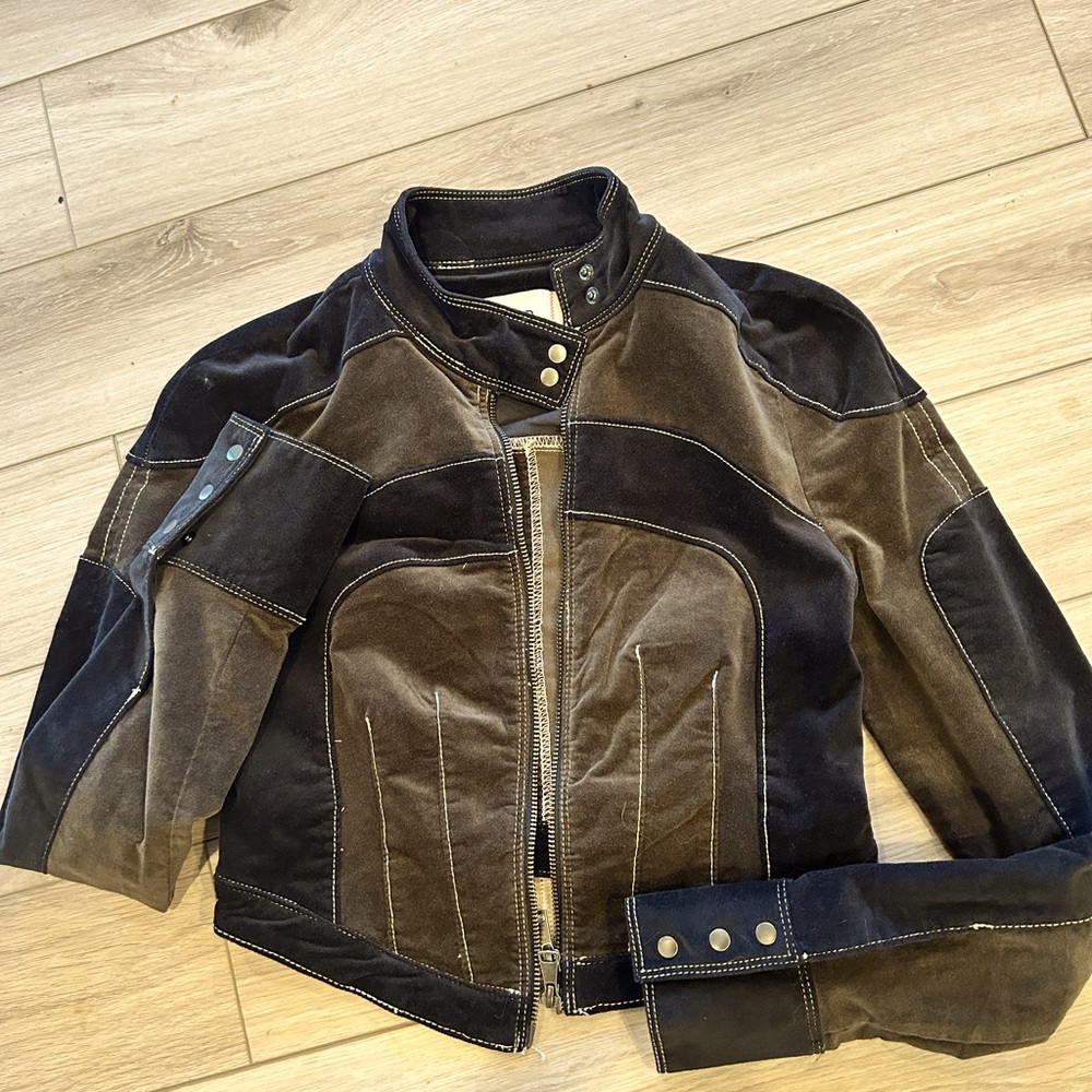BDG Cropped Suede Jacket